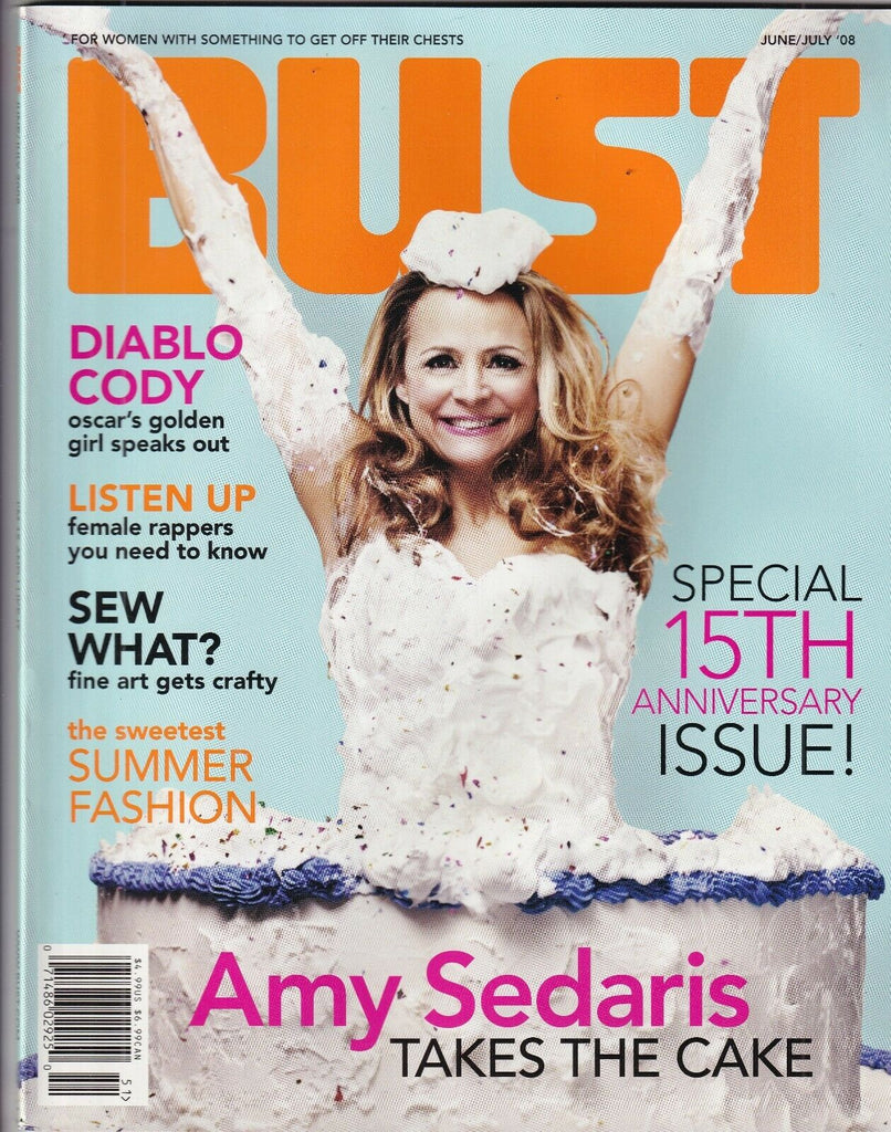 Bust Magazine Diablo Cody Amy Sedaris June/July 2008 090319nonr