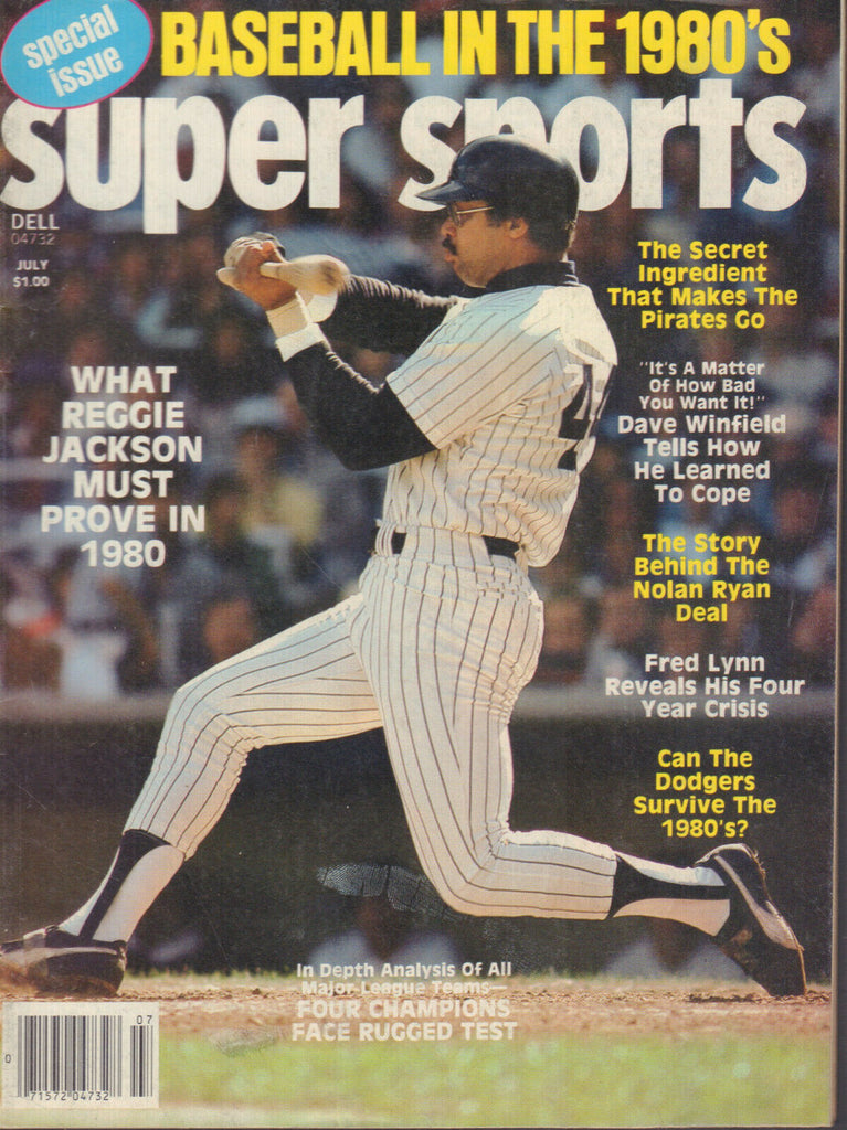 Super Sports July 1980 Reggie Jackson Dave Winfield Fred Lynn 042320DBE