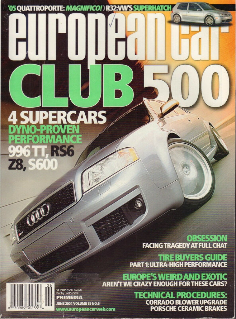 European Car June 2004 996TT, RS6 Z8, S600 030117nonDBE