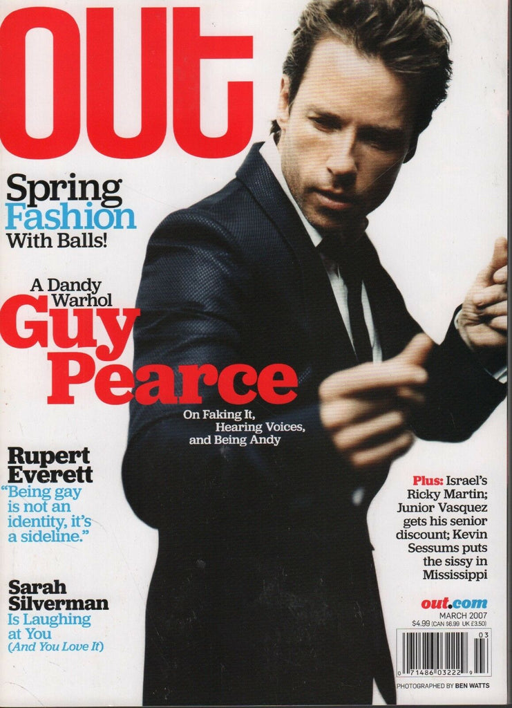 Out March 2007 Guy Pearce Ricky Martin Rupert Everett Sarah Silverman 060118DBF2