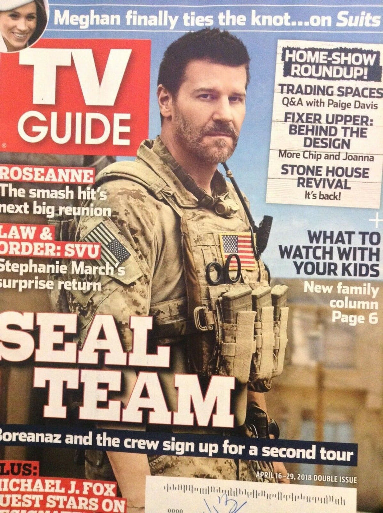 Tv Guide Magazine David Boreanaz April 16-29, 2018 052818nonrh
