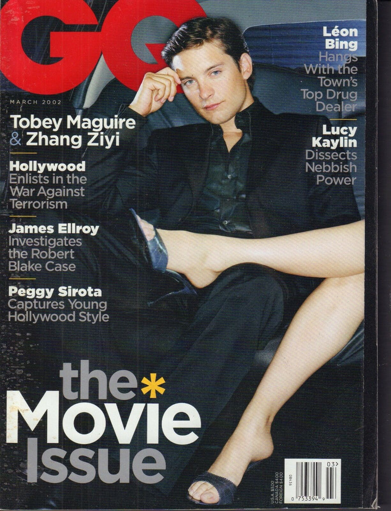 GQ Magazine Tobey Maguire & Zhang Ziyi March 2002 012918nonr