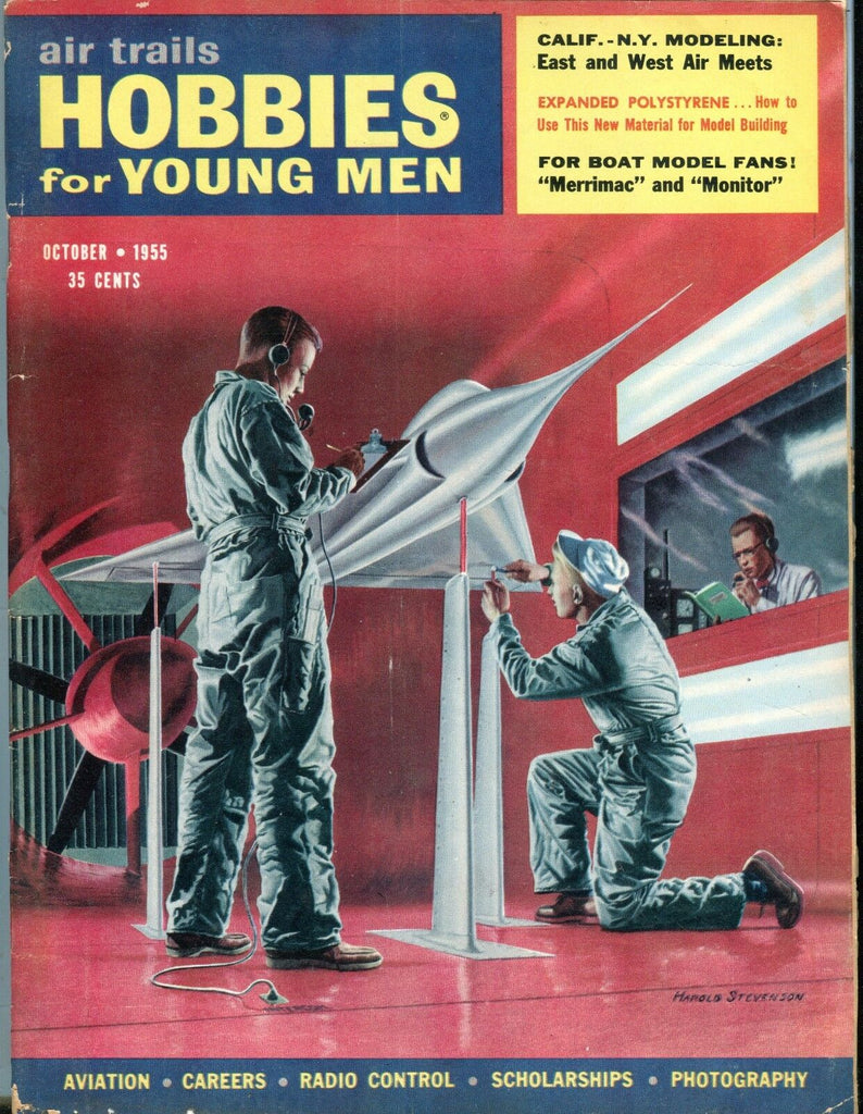 Air Trails Hobbies For Young Men Magazine October 1955 GD 042017nonjhe