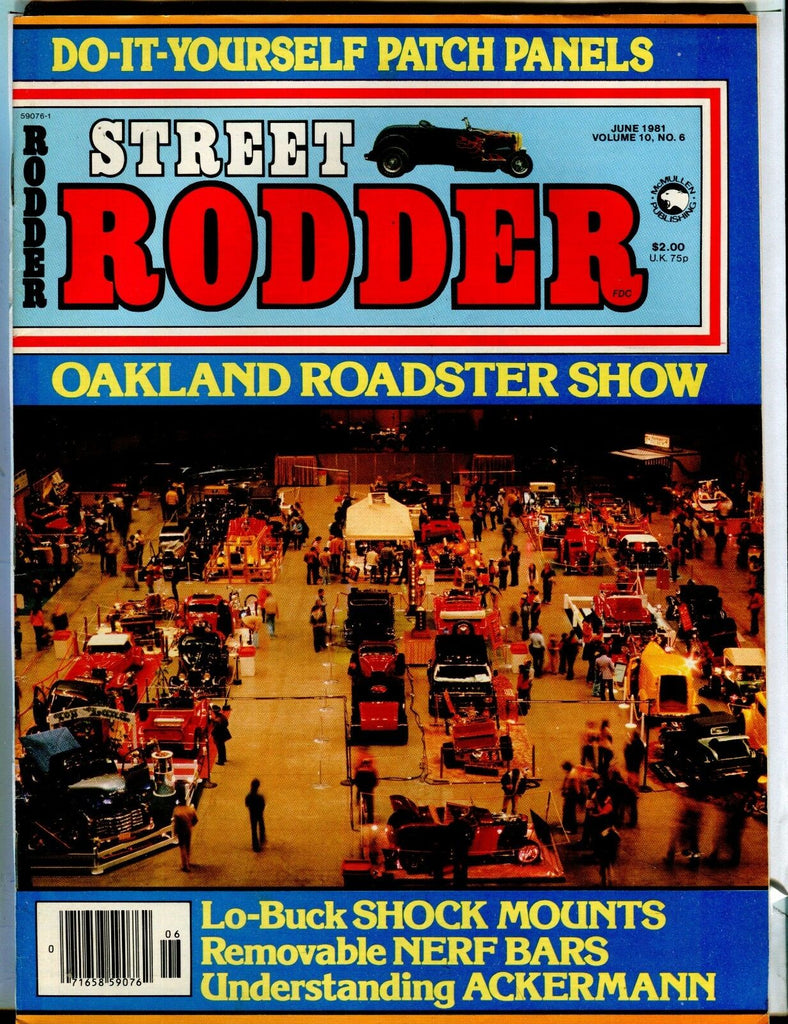 Street Rodder Magazine June 1981 Oakland Roadster Show EX No ML 021817jhe