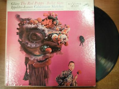 33 RPM Vinyl Gliere The Red Poppy Ballet Suite RCA Records LM2133 LP 031115SM