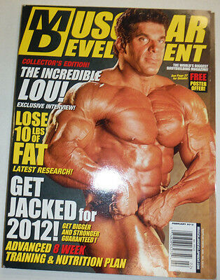 Muscular Development Magazine Lou Ferrigno February 2012 121614R3