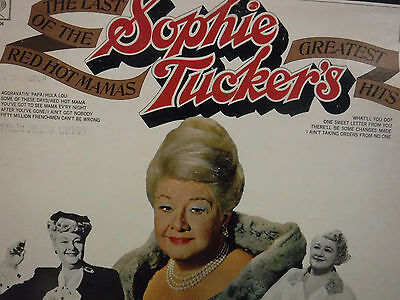 Sophie Tucker Last of the Red Hot Mamas Greatest Hits PROMO 33RPM 030116 TLJ