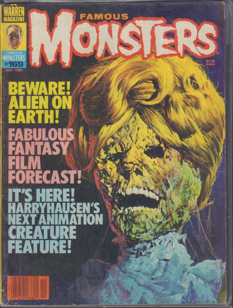 Famous Monsters November 1980 Alien on Earth Harryhausen 013018DBE