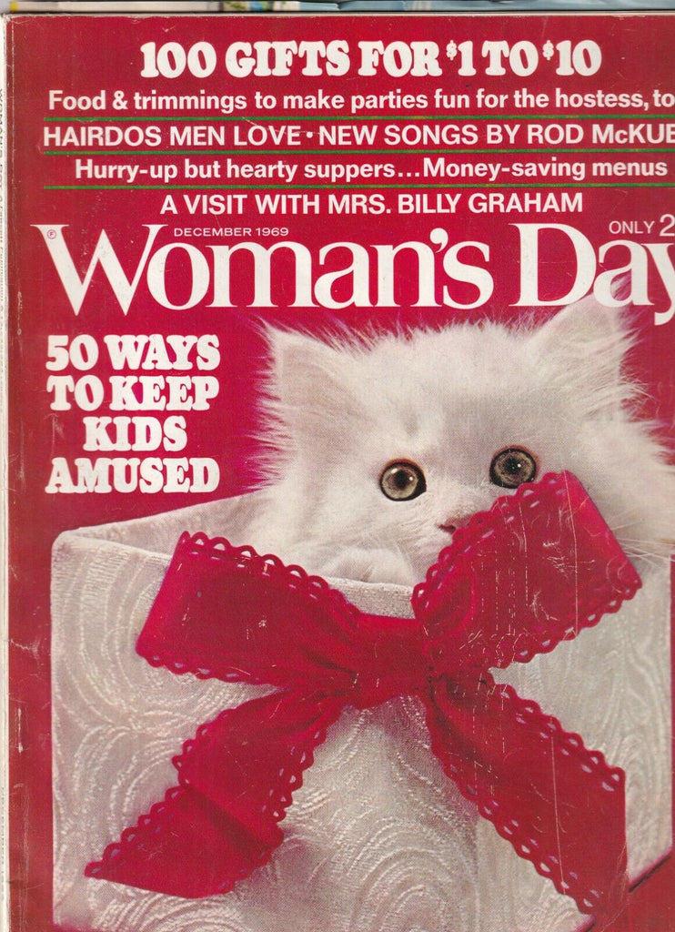 Woman's Day Mag 50 Ways To Keep Amused December 1969 100119nonr
