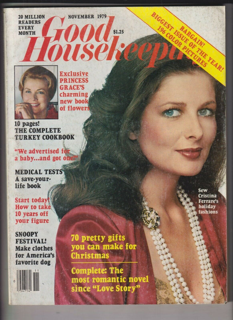 Good Housekeeping Mag Princess Grace Cristina Ferrare November 1979 022520nonr