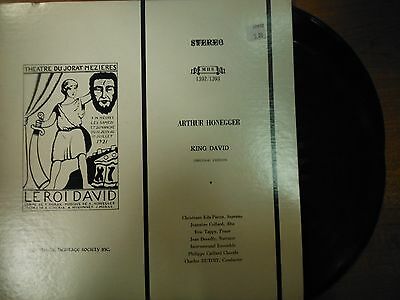 33 RPM Vinyl Arthur Honegger King David Musical Heritage Society Stereo 020515SM