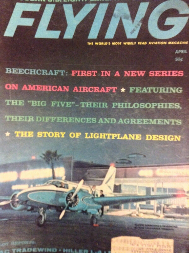 Flying Magazine Beechcraft First Of A New Series April 1963 030118nonrh