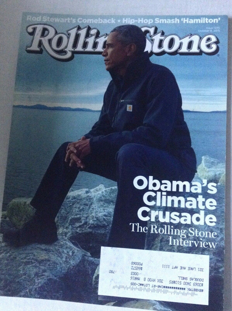 Rolling Stone Magazine Barack Obama Climate Crusade October 8, 2015 062117nonrh