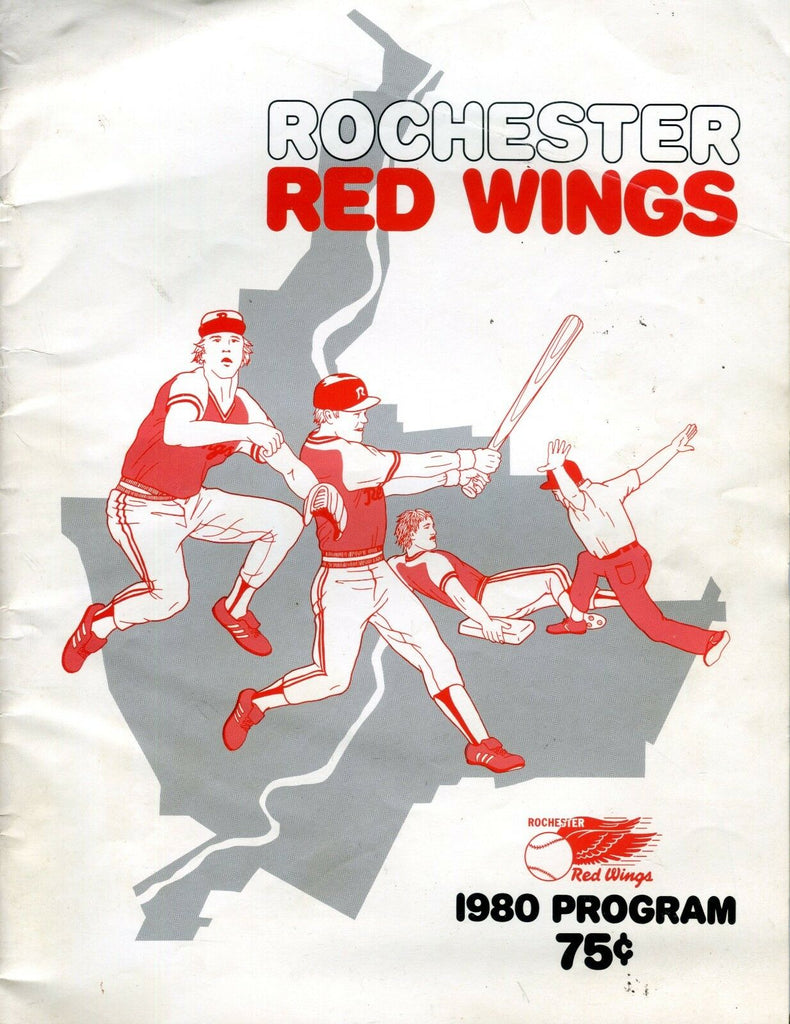 1980 Rochester Red Wings Program EX Unmarked 092116jhe