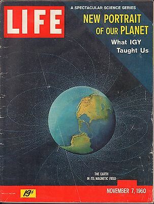 Life Magazine November 7 1960 New Portrait of our Planet VG 060716DBE2