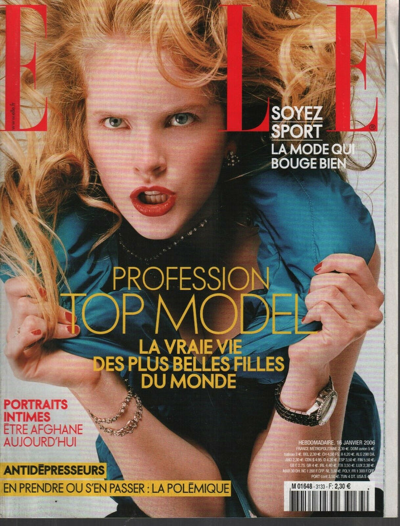 Elle French Fashion Magazine 16 Janvier 2006 Danna Ballard 092719AME