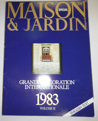 Maison & Jardin French Magazine Decoration Cover #2 English Text 1983 101414R1