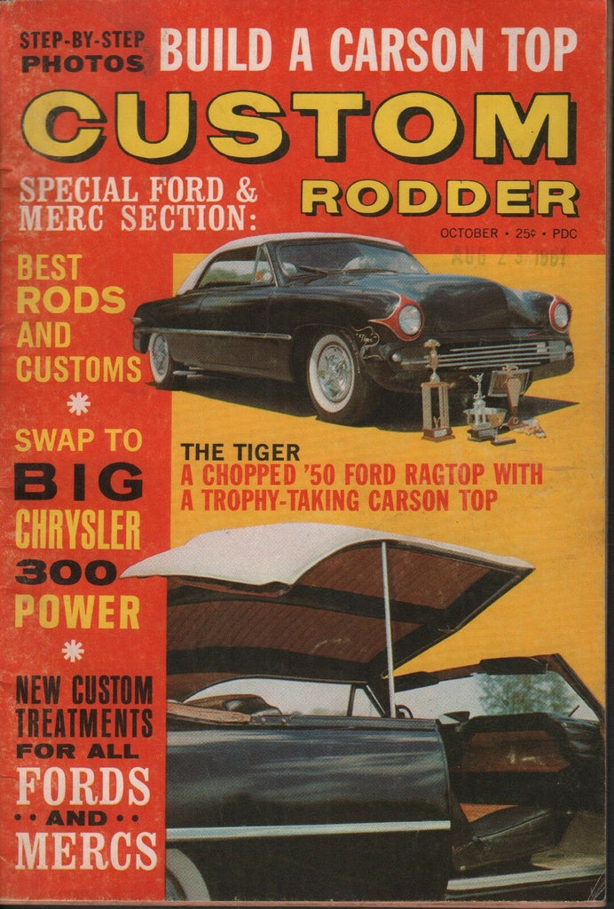 Car Speed and Style October 1961 Irwin Stein Norman Leitman 082118DBE