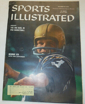 Sports Illustrated Magazine George Izo & Bobby Hunt October 1959 040815R