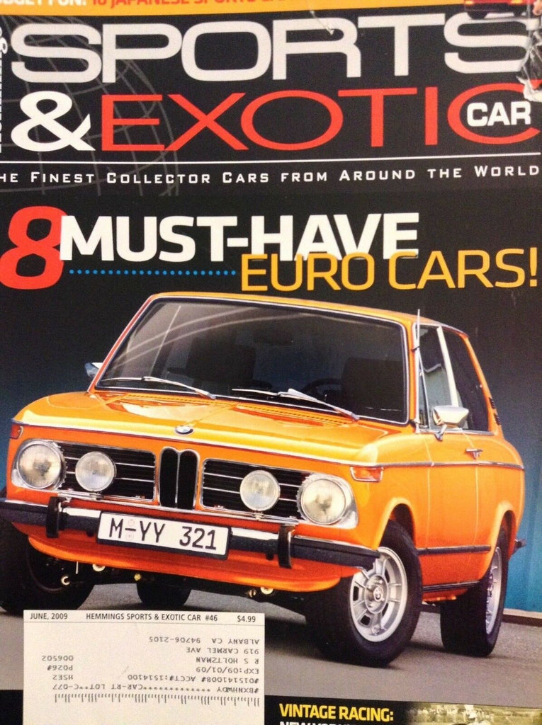 Sports & Exotic Car Magazine 8 Must Have Euro Cars June 2009 022618nonrh