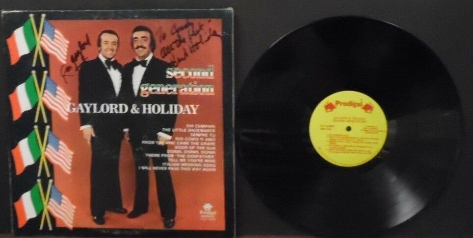 Second Generation Gaylord & Holiday signed vinyl with COA 010619LLE