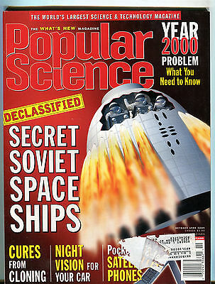 Popular Science Magazine October 1998 Soviet Space Ships EX 041516jhe