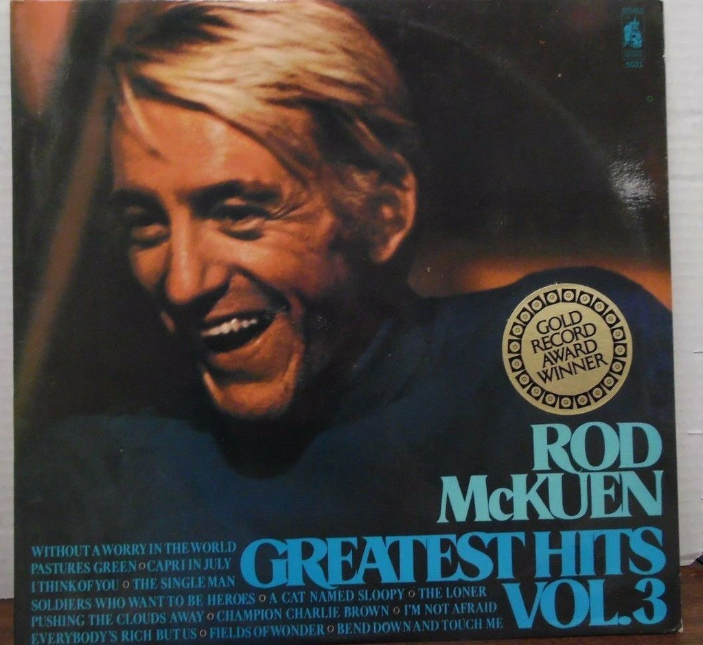 Rod McKuen Greatest Hits Vol. 33RPM SR5031 102216LLE