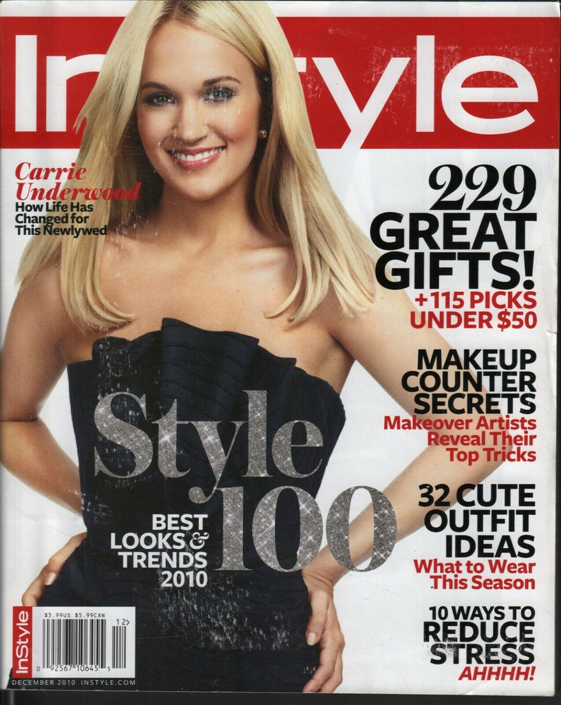 InStyle December 2010 Carrie Underwood Kathrine Heigl 102819DBE