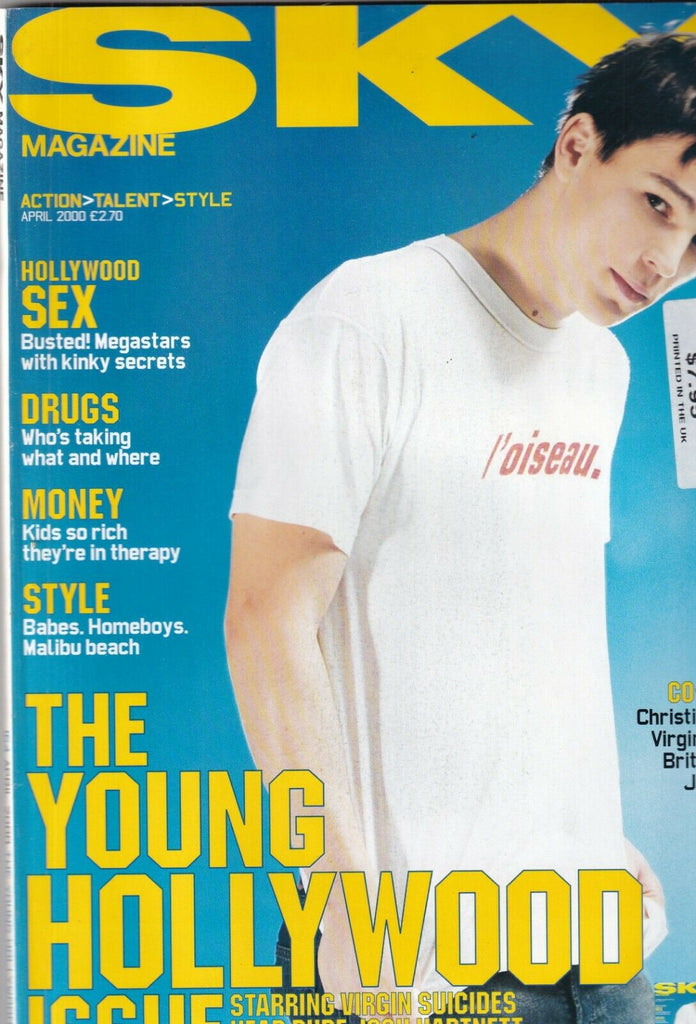 Sky Magazine Young Hollywood Issue Christina Aguilera April 2000 082419nonr