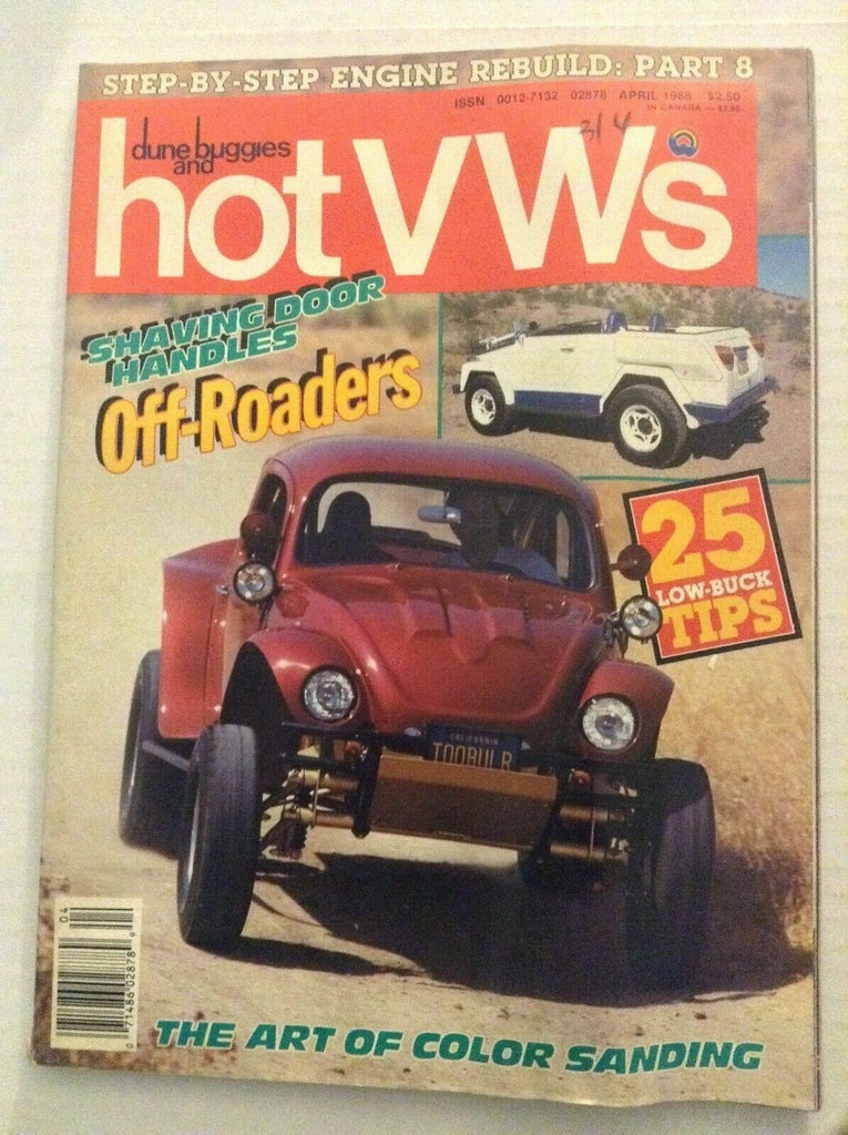 Dunebuggies And Hot VWs Mag Shaving Door Handles April 1988 080819nonrh