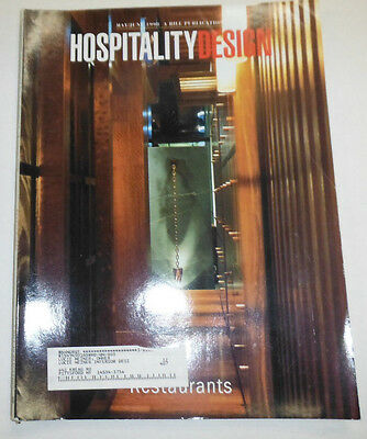 Hospitality Design Magazine Restaurants North Hampton May/June 1998 101714R