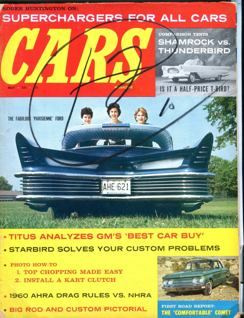 Cars Magazine May 1960 Starbird Thunderbird ACC 040317nonjhe