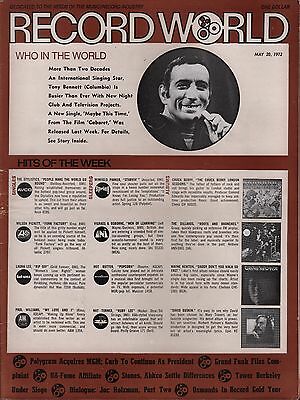 Record World May 20 1972 Tony Bennett EX 120715DBE