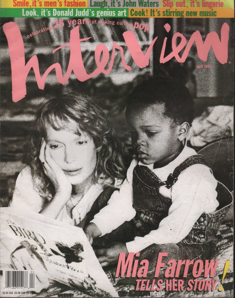 Interview Magazine April 1994 Mia Farrow Donald Judd 111518AM