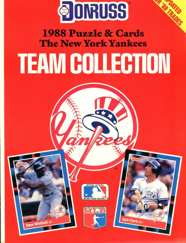 1988 Donruss NY Yankees Team Collection Magazine EX 012617jhe