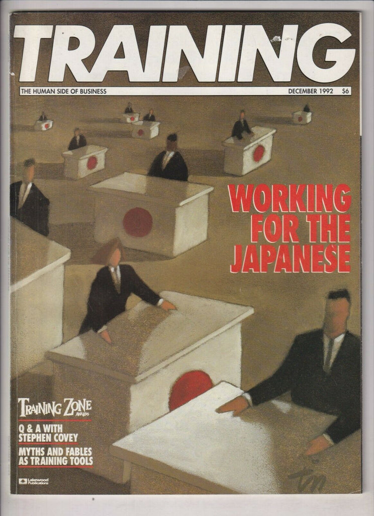 Training Mag Working For The Japanese Stephen Covey December 1992 021920nonr