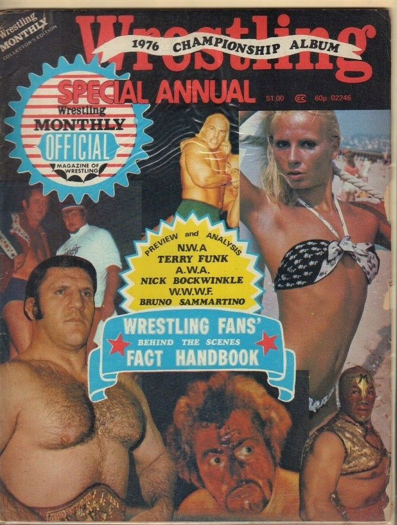 Wrestling 1976 Championship Wrestling Album Annual Funk Bockwinkle 022019DBE