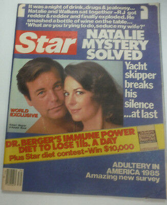 Star Magazine Natalie Mystery Solved Robert Wagner July 1985 NO ML 070715R