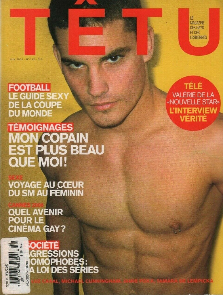 Tetu French Gay Interest Mag June 2006 Jamie Foxx Michael Cunningham 031919DBE