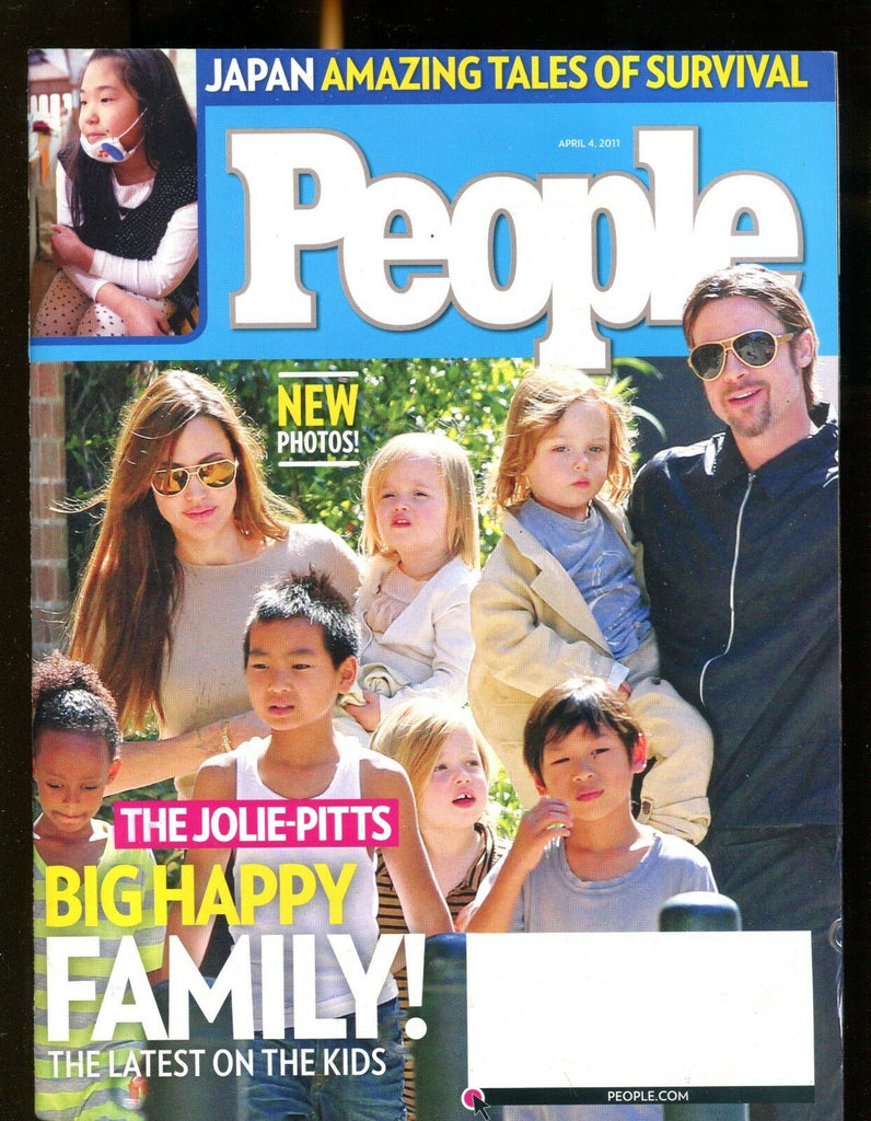 People Magazine April 4 2011 Bad Pitt EX No ML 013117jhe
