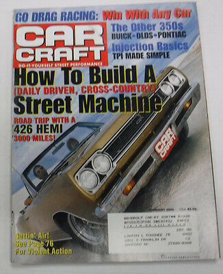 Car Craft Magazine How To Build A Cross Country February 2000 072215R