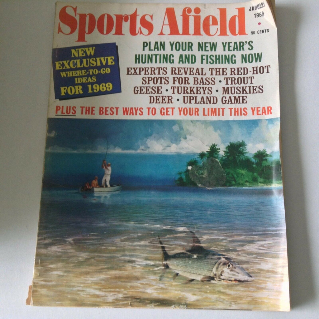 Sports Afield Magazine Hunting And Fishing January 1969 052617nonrh3