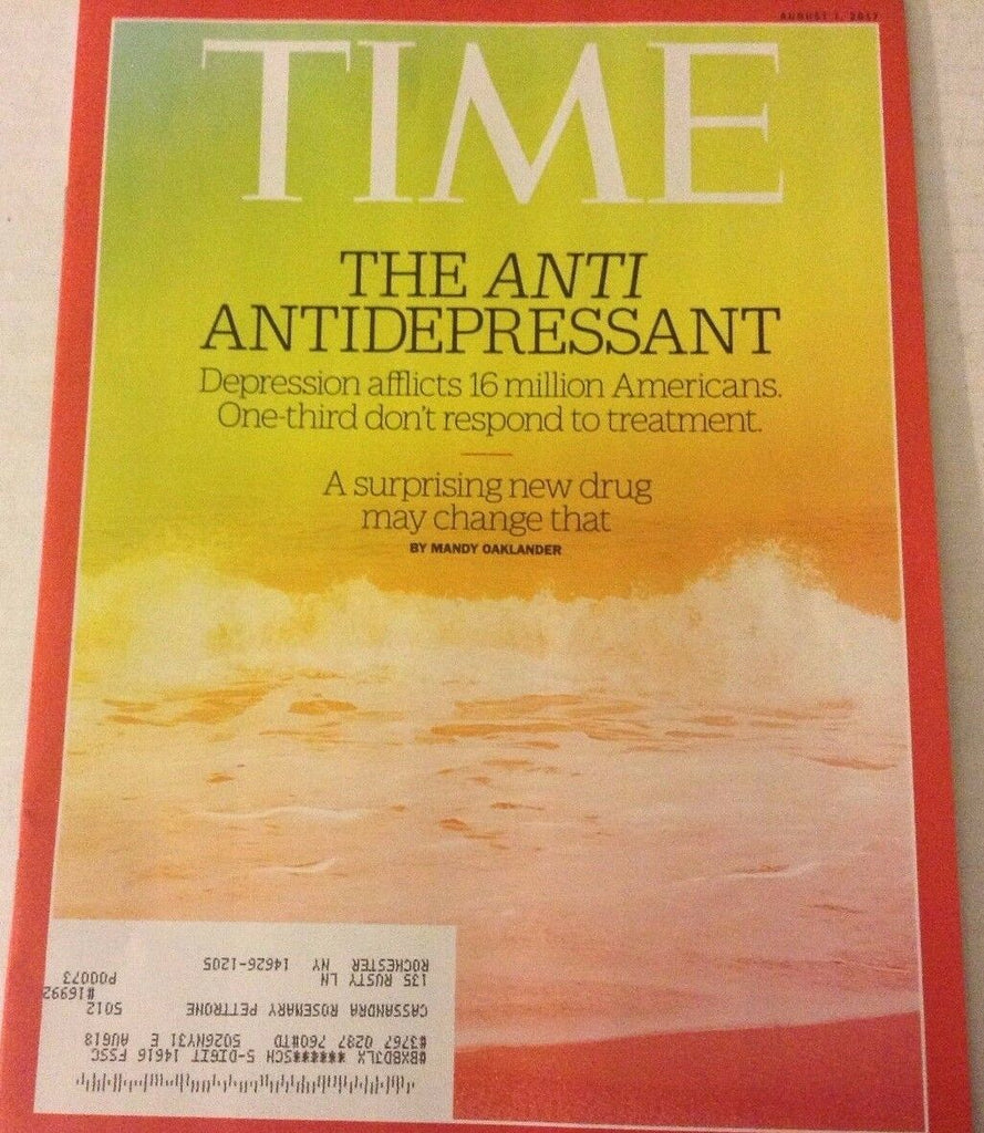 Time Magazine The Anti Antidepressant August 7, 2017 080117nonrh