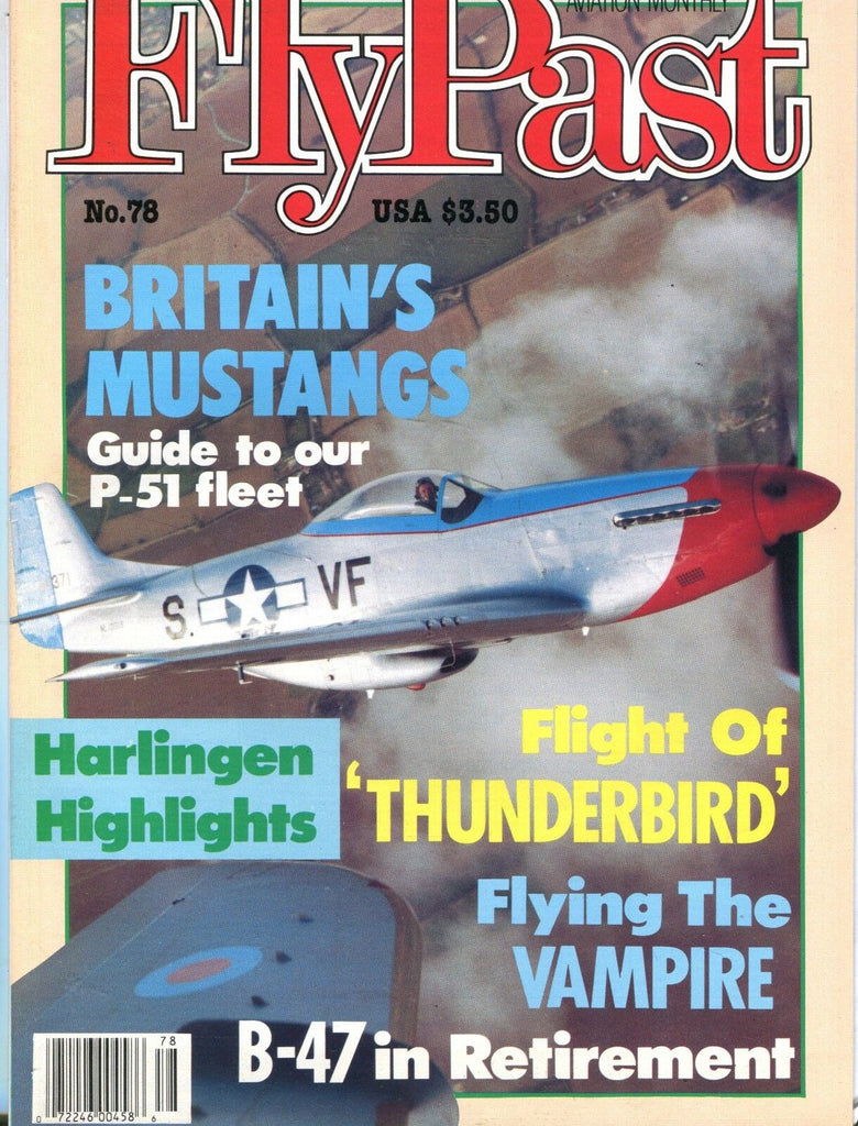 FlyPast Magazine January 1988 Britain's Mustangs EX No ML 112616jhe