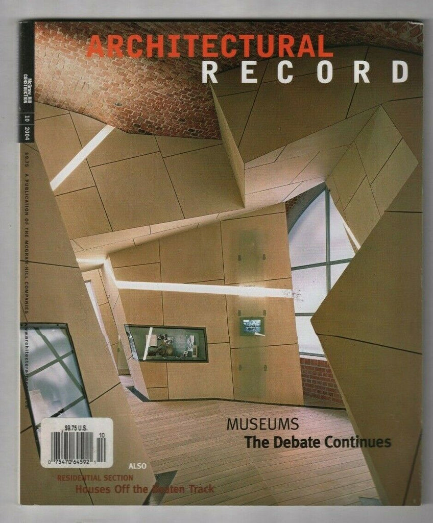 Architectural Record Mag Museums The Debate Continues October 2004 030720nonr