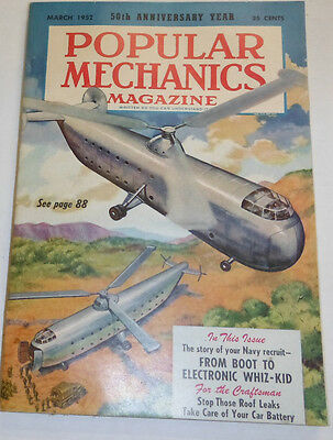 Popular Mechanics Magazine From Boot To Electronic Whiz Kid March 1952 091414R