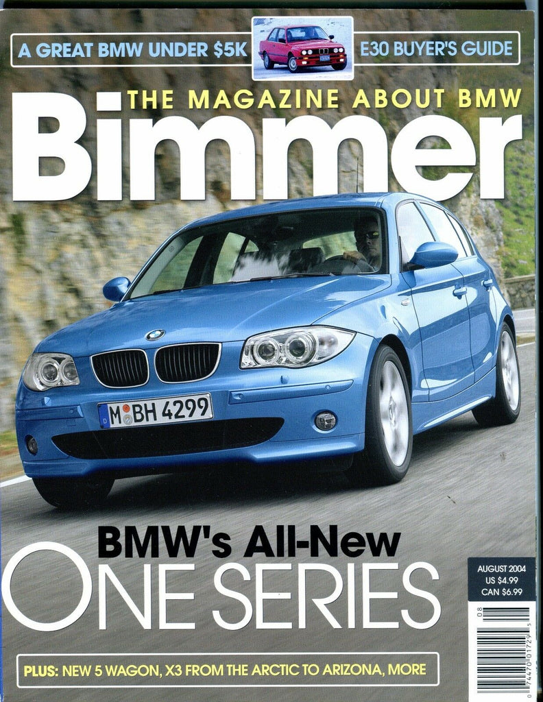 Bimmer BMW Magazine August 2004 All-New One Series EX No ML 052117nonjhe