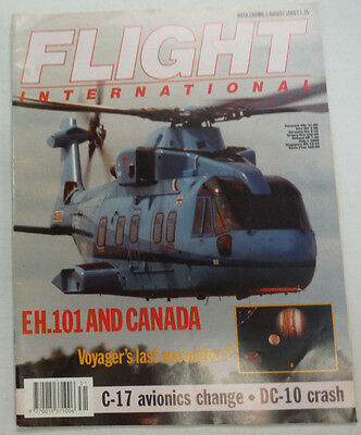 Flight International Magazine EH101 And Canada C-17 August 1989 FAL 060915R2