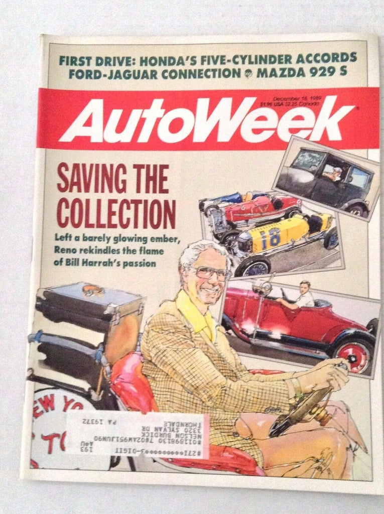 Autoweek Magazine Ford-Jaguar Connection December 18, 1989 020617RH