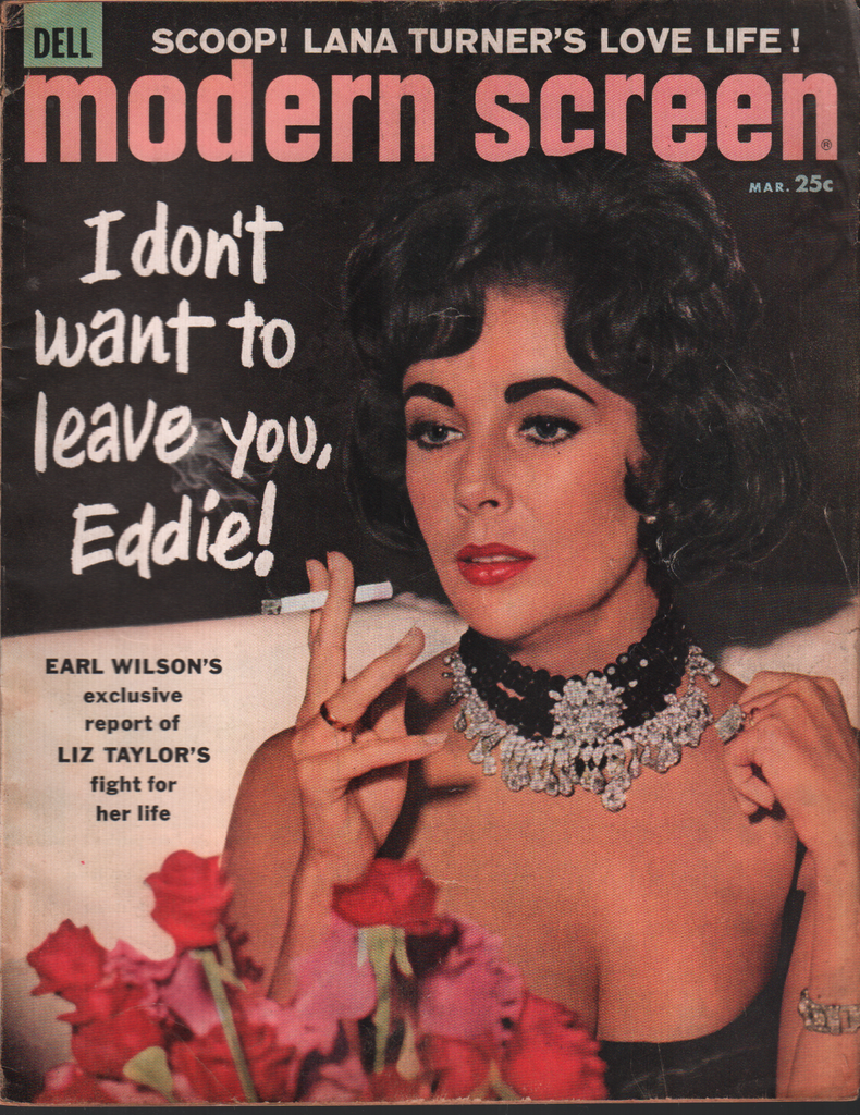 Modern Screen Magazine March 1950 Elizabeth Taylor Lana Turner NO ML 072320ame